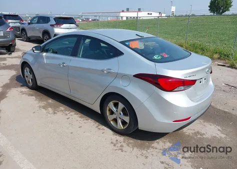 2016 Hyundai Elantra Value Edition z USA, uszkodzony, nr VIN 5NPDH4AEXGH738588
